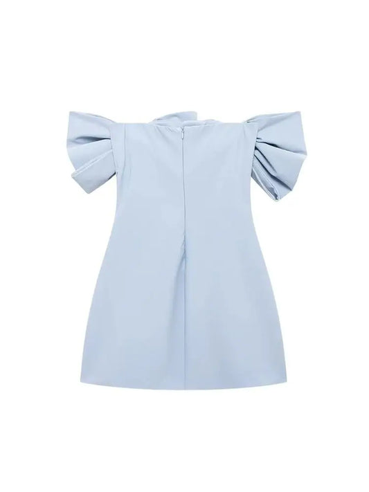 Adelaide Bow Strapless Mini Dress